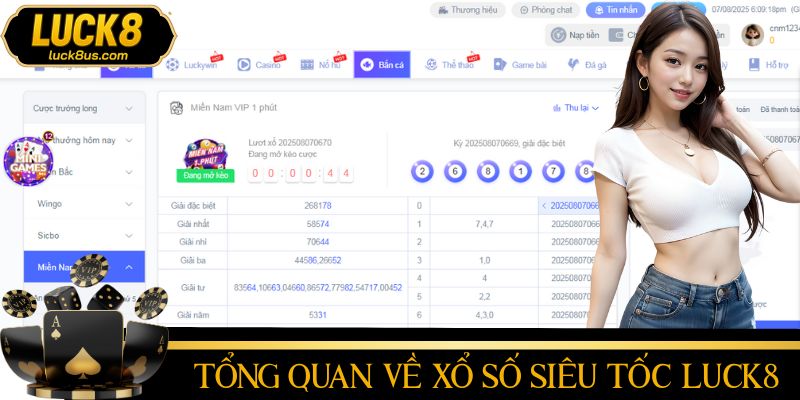 Giải mã xổ số siêu tốc LUCK8 rõ ràng cho lính mới